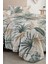Botanik Palm Çift Kişilik 3D Pamuk Saten Nevresim Takımı 5