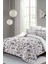 Çift Kişilik Lastikli Çarşaflı Pamuk Saten Elegant Floral Luxury Nevresim Takımı 1