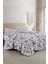Çift Kişilik Lastikli Çarşaflı Pamuk Saten Elegant Floral Luxury Nevresim Takımı 2