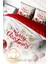 Doğal Pamuk Çift Kişilik 3D Digital Ny Noel Nevresim Takımı 4