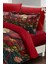 Yılbaşı Çift Kişilik Pamuk Saten Christmas Decorations Nevresim Takımı 3