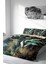 Çift Kişilik Sık Dokuma Pamuk Saten 3D Özel Tasarım Floral Watercolor Nevresim Takımı 2