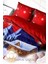 Yılbaşı Süsü House Noel Pamuk Saten 3D Çift Kişilik Nevresim Takımı 4