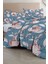Pamuklu Çift Kişilik Natura Rose Blue Nevresim Takımı 1