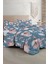 Pamuklu Çift Kişilik Natura Rose Blue Nevresim Takımı 2