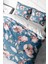 Pamuklu Çift Kişilik Natura Rose Blue Nevresim Takımı 3