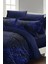 Çift Kişilik Sık Dokuma Pamuk Saten 3D Özel Tasarım Blue Nıght Nevresim Takımı 2