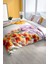 Orchid 3D Pamuk Saten Çift Kişilik Nevresim Takımı 1