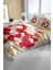 ROSE1007 3D Pamuk Saten Çift Kişilik Nevresim Seti Nevresim Takımı 1