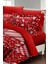 Yılbaşı Süsü Ekose Noel Pamuk Saten 3D Çift Kişilik Nevresim Takımı 2