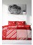 Yılbaşı Nevresim Takım Doğal Pamuk Merry Christmas Çift Kişilik Ekose Nevresim Takımı 3