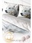Lastikli Çarşaflı Pamuk Saten Çift Kişilik White Wolf Nevresim Takımı 4