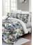 Çift Kişilik Sık Dokuma Pamuk Saten 3D Özel Tasarım Exotic Floral Luxury Nevresim Takımı 3