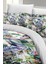 Çift Kişilik Sık Dokuma Pamuk Saten 3D Özel Tasarım Exotic Floral Luxury Nevresim Takımı 4
