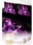 Doğal Pamuk Çift Kişilik 3D Digital Purple Diamonds Nevresim Takımı 4