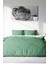 Doğal Pamuk Çift Kişilik 3D Digital Green Pattern Nevresim Takımı 3
