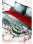 Yılbaşı Süsü Dream House Noel Pamuk Saten 3D Çift Kişilik Nevresim Takımı 4