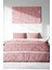 Çift Kişilik Lastikli Çarşaflı Pamuk Saten Pink Simurg Nevresim Takımı 1