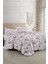 Lastikli Çarşaflı Pamuk Saten Çift Kişilik Dream Roses Luxury Nevresim Takımı 2