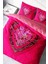 Kıng Sıze Pink Valentine 3D Çift Kişilik Nevresim Takımı 1