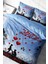 Çift Kişilik Sık Dokuma Pamuk Saten 3D Özel Tasarım Love Balloon Nevresim Takımı 1