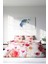 Çift Kişilik Lastikli Çarşaflı Pamuk Saten White Rose Nevresim Takımı 1