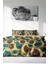 Çift Kişilik Lastikli Çarşaflı Pamuk Saten Vintage Design Nevresim Takımı 1