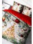 Yılbaşı % Doğal Pamuk Merry Christmas Çift Kişilik Pine Nevresim Takımı 3