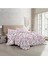 Lastikli Çarşaflı Pamuk Saten Çift Kişilik Cherry Blossom Luxury Nevresim Takımı 2
