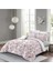 Lastikli Çarşaflı Pamuk Saten Çift Kişilik Cherry Blossom Luxury Nevresim Takımı 3