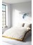 Çift Kişilik Sık Dokuma Pamuk Saten 3D Özel Tasarım Marble White Modern Nevresim Takımı 2