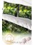 Çift Kişilik Sık Dokuma Pamuk Saten 3D Özel Tasarım Forest 1 Naturel Nevresim Takımı 4