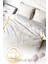 Çift Kişilik Sık Dokuma Pamuk Saten 3D Özel Tasarım Marble White Modern Nevresim Takımı 4
