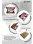 Çift Kişilik Sık Dokuma Pamuk Saten 3D Özel Tasarım Marble White Modern Nevresim Takımı 5