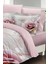 Doğal Pamuk Çift Kişilik 3D Digital Wildrose Nevresim Takımı 3