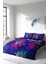 Çift Kişilik Lastikli Çarşaflı Pamuk Saten Palm Color Nevresim Takımı 2