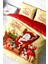 Yılbaşı (Lastikli Çarşaflı) Çift Kişilik Pamuk Saten Noel Baba Nevresim Takımı 1
