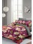 Çift Kişilik Sık Dokuma Pamuk Saten 3D Özel Tasarım Rose Mix Nevresim Takımı 1