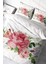 Lastikli Çarşaflı Pamuk Saten Çift Kişilik New Floral Nevresim Takımı 1