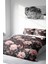 Doğal Pamuk Çift Kişilik 3D Digital Roses Garden Nevresim Takımı 2