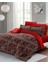 Çift Kişilik Özel Dokuma Pamuk Saten Red Old Design Nevresim Takımı 1