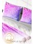 Çift Kişilik Lastikli Çarşaflı Pamuk Saten Violet Damask Nevresim Takımı 4