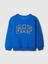 Erkek Bebek Mavi Gap Relaxed Logo Fleece Sweatshirt 1