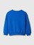 Erkek Bebek Mavi Gap Relaxed Logo Fleece Sweatshirt 3