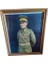 1980 Senesinde Basılmış Orijinal Özel Ahşap Çerçevesinde Üniformalı Asker Atatürk Portresi 5