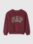 Erkek Bebek Bordo Gap Relaxed Logo Fleece Sweatshirt 1