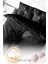 Doğal Pamuk Çift Kişilik 3D Digital Gray Motion Nevresim Takımı 4