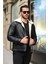Erkek Napa Deri Içi Full Kürklü Slim Fit Mont & Ceket 2