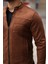 Erkek Su ve Rüzgar Geçirmez Slim Fit Astarlı Mevsimlik Süet Ceket 4