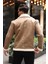 Erkek Napa Deri Içi Full Kürklü Slim Fit Mont & Ceket 5